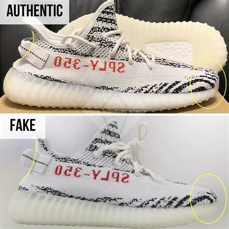 yeezy yecheil real vs fake|how to spot false yeezys.